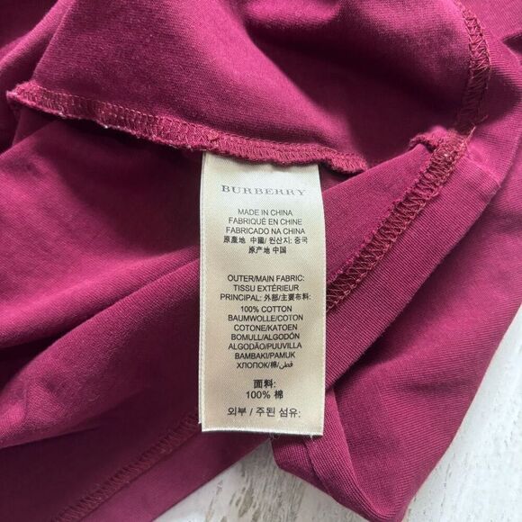 Burberry Long Sleeve T-Shirt Size S - Picture 5 of 7